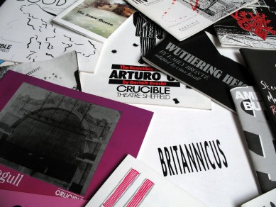 Crucible Theatre programmes from the nineteen-eighties and nineties