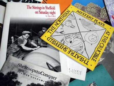 Crucible Theatre programmes from the nineteen-eighties and nineties