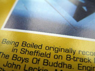 Human League - 'Being Boiled'