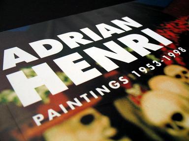 Adrian Henri exhibition catalogue, published by National Museums Liverpool